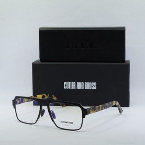 FINAL PRICE NEW CUTLER AND GROSS CGOP1364 003 MATTE BLACK EYEGLASSES